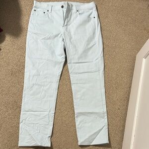 Men's Sky Blue Straight Pants